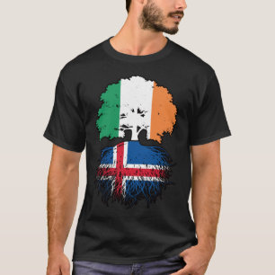 IJslands IJslands IJslands IJslands Roots Flag T-shirt