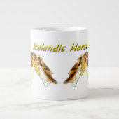 IJslands in brand Grote Koffiekop (Voorkant)