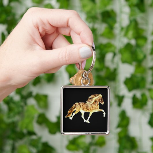 IJslands in brand Sleutelhanger (Hand)