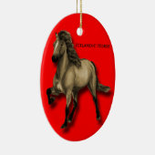 IJslands Keramisch Ornament (Rechts)