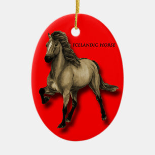 IJslands Keramisch Ornament