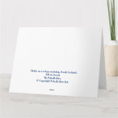 IJslands kerstlandschap door Pola.B.Alex Card Kaart (Achterkant)