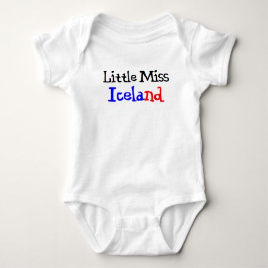 Ijslands kleine mejuffrouw romper (Voorkant)