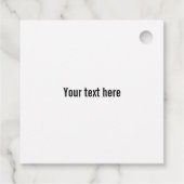 IJslands landschap - Bedankjes Labels (Achterkant)