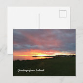 Ijslands landschap briefkaart (Voorkant / Achterkant)