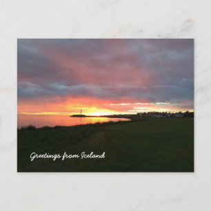 Ijslands landschap briefkaart