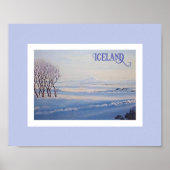 IJslands landschap door Pola.B.Alex fijne kunst Poster (Voorkant)