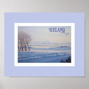 IJslands landschap door Pola.B.Alex fijne kunst Poster