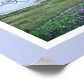 IJslands landschap door Pola.B.Alex fijne kunst Poster (Hoek)