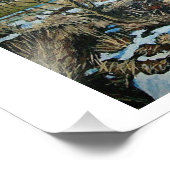 IJslands landschap door Pola.B.Alex Foto Afdruk (Hoek)