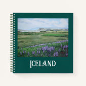IJslands landschap door Pola.B.Alex-Notitieboek Notitieboek (Voorkant)