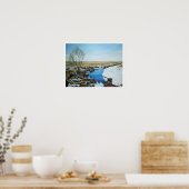 IJslands landschap door Pola.B.Alex Poster (Keuken)