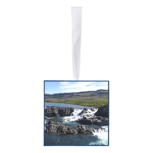 IJslands landschap - Fotokubus ornament (Rechts)