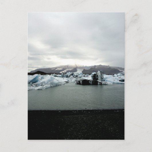 IJslands landschap - Jökulsárlón Glacier Briefkaart (Voorkant)