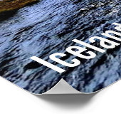 IJslands landschap Poster (Hoek)