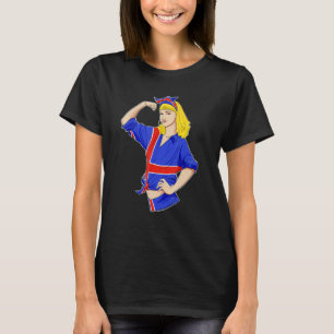 IJslands meisje onbreekbaar in IJslands erfgoed T-shirt