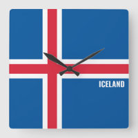 IJslands nationaal vlaggenpatriottisch