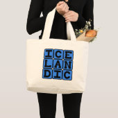 IJslands, Nationaliteit Grote Tote Bag (Voorkant (product))
