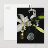 IJslands ontwerp - Collectie met messing en blauw Briefkaart (Voorkant / Achterkant)