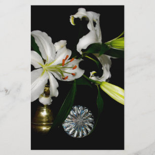 IJslands ontwerp - Collectie met messing en blauw Briefpapier