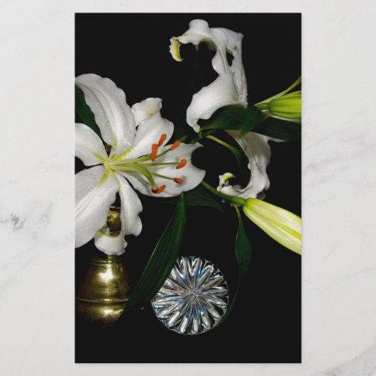 IJslands ontwerp - Collectie met messing en blauw Briefpapier (Voorkant)