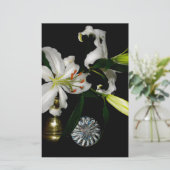 IJslands ontwerp - Collectie met messing en blauw Briefpapier (Staand voorkant)