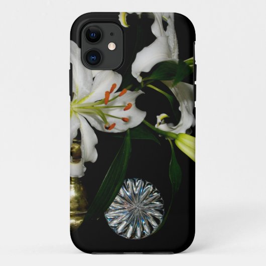 IJslands ontwerp - Collectie met messing en blauw Case-Mate iPhone Case (Achterkant)