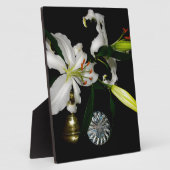 IJslands ontwerp - Collectie met messing en blauw Fotoplaat (Zijkant)