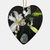 IJslands ontwerp - Collectie met messing en blauw Keramisch Ornament (Links)