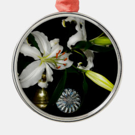 IJslands ontwerp - Collectie met messing en blauw Metalen Ornament