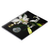 IJslands ontwerp - Collectie met messing en blauw Notitieboek (Linkerzijde)