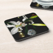 IJslands ontwerp - Collectie met messing en blauw Onderzetter (Linkerzijde)