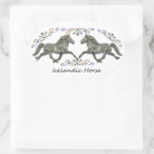  IJslands Ovale Sticker (Tas)