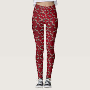 IJslands paard Astra in het rood Leggings