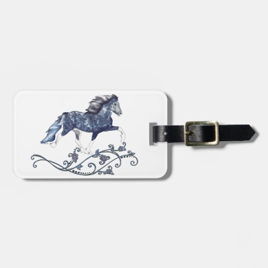 IJslands paard Blámóða Bagagelabel (Voorkant horizontaal)