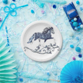 IJslands paard Blámóða Papieren Bordje (Feest)