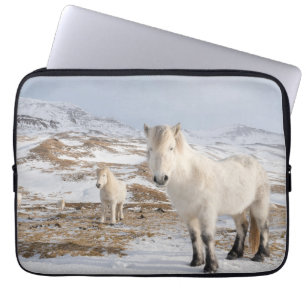 IJslands Paard Blonduos, IJsland Laptop Sleeve