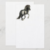 IJslands paard Brana Briefpapier (Voorkant / Achterkant)