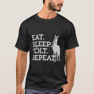 IJslands Paard Gezegde Eet Slaap Tolt Speelgoed Po T-shirt
