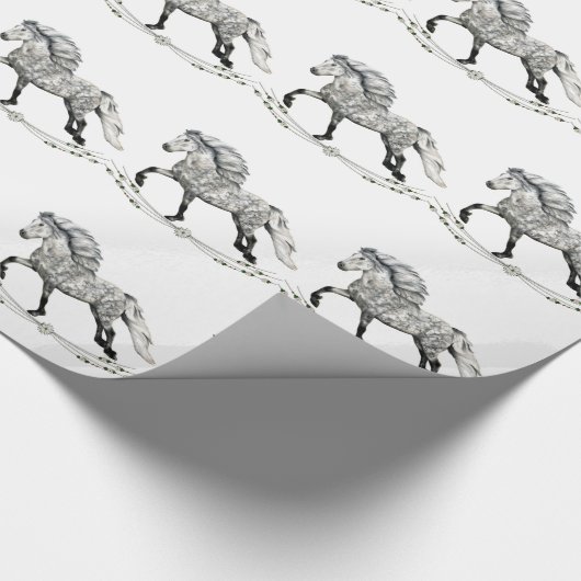 IJslands Paard Gra Cadeaupapier (Hoek)