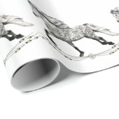 IJslands Paard Gra Cadeaupapier (Rol Hoek)