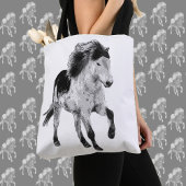 IJslands paard in beweging Tote Bag