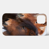 IJslands paard in de winter op IJsland Case-Mate iPhone Case (Achterkant (horizontaal))