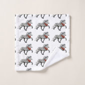 IJslands Paard Kerstmis Bad Handdoek (Wasdoekje)