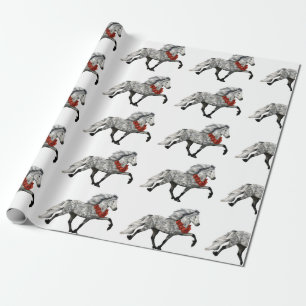 IJslands Paard Kerstmis Cadeaupapier