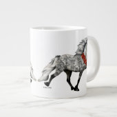 IJslands Paard Kerstmis Grote Koffiekop (Voorkant rechts)