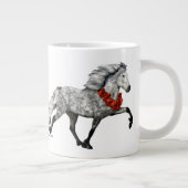 IJslands Paard Kerstmis Grote Koffiekop (Rechts)