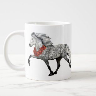IJslands Paard Kerstmis Grote Koffiekop