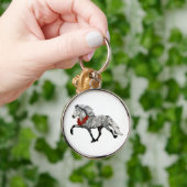 IJslands Paard Kerstmis Sleutelhanger (Hand)