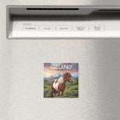 IJslands paard op IJsland Magneet (Insitu (Vaatwasser))